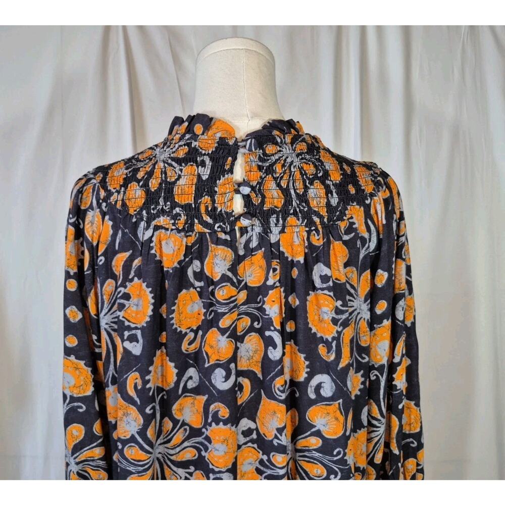Anthropologie Porridge Isabel Orange Floral Mini Dress XS - Picture 8 of 10